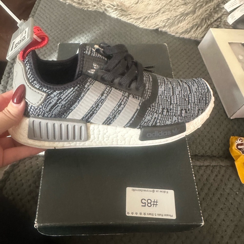 Adidas Black and Gray Sneakers
